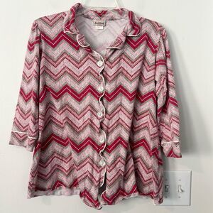 Bedhead Chevron Pajama Top M